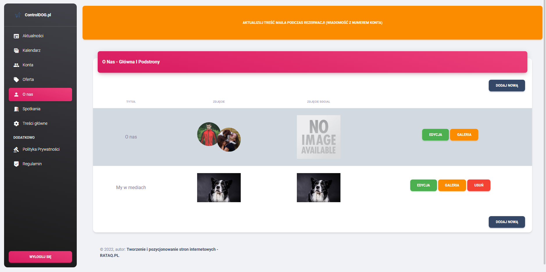 system rezerwacji on-line