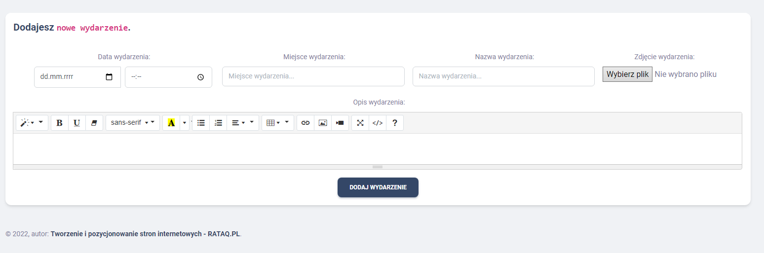 system rezerwacji on-line