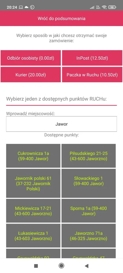 Tworzenie aplikacji mobilnych Jawor