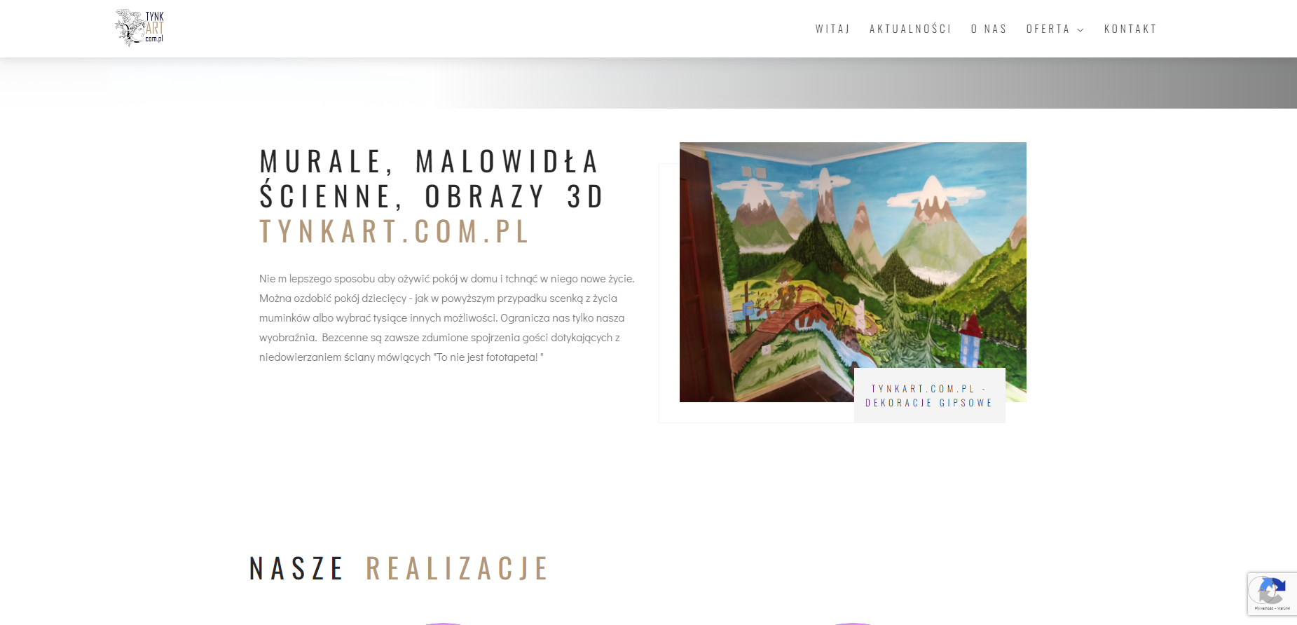 Tworzenie stron internetowych Wałbrzych - TynkArt