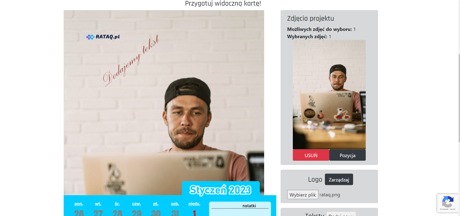 Generator kalendarzy 2023 - tworzenie generatora kalendarzy